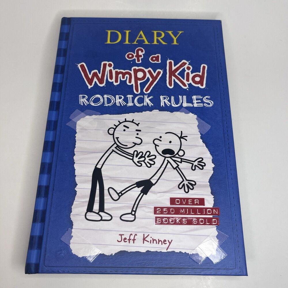 Diary of a Wimpy Kid: Rodrick Rules (Book 2) – Jeff Kinney – Hardcover - Used